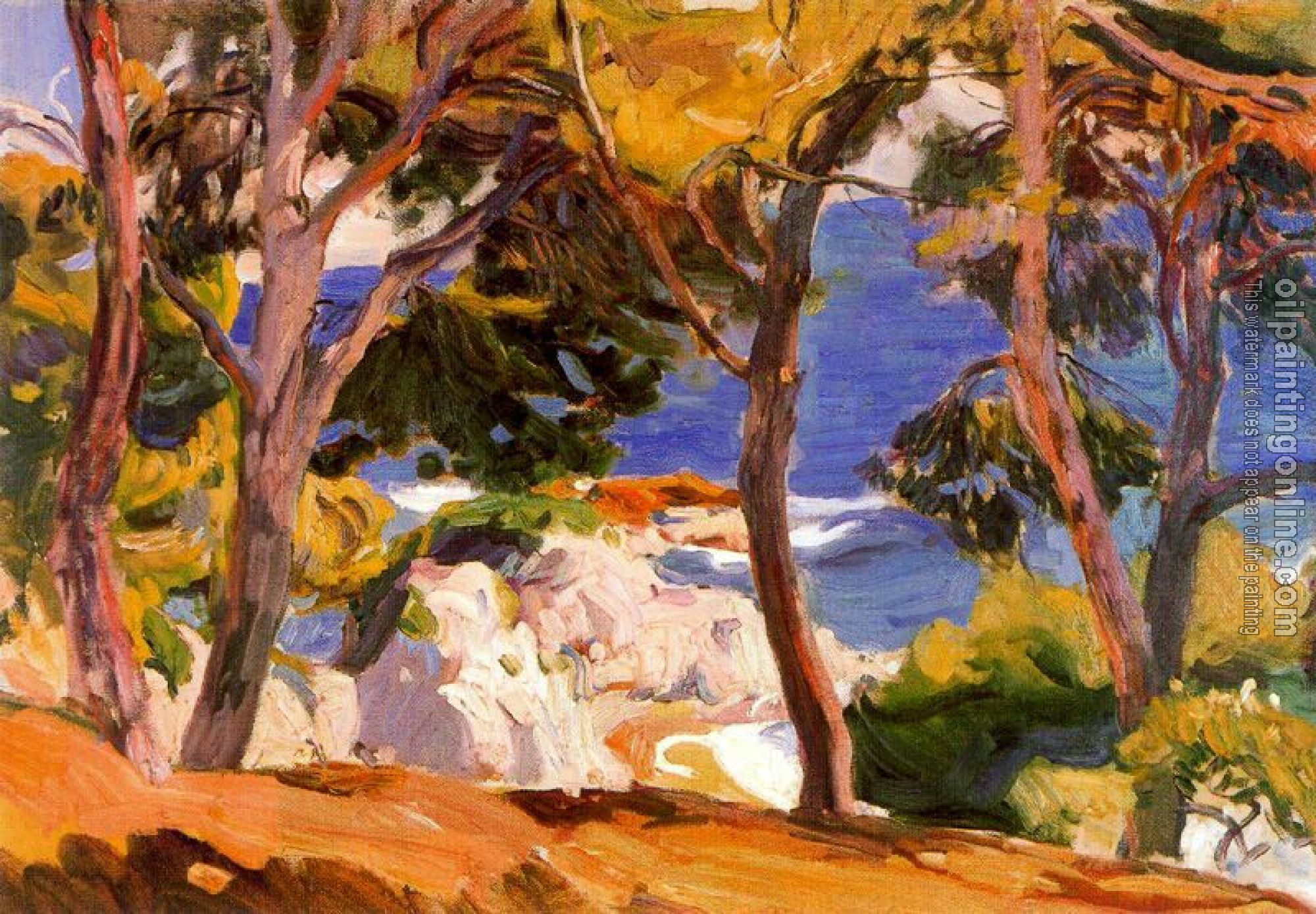 Joaquin Sorolla y Bastida - Coast at Santa Cristina